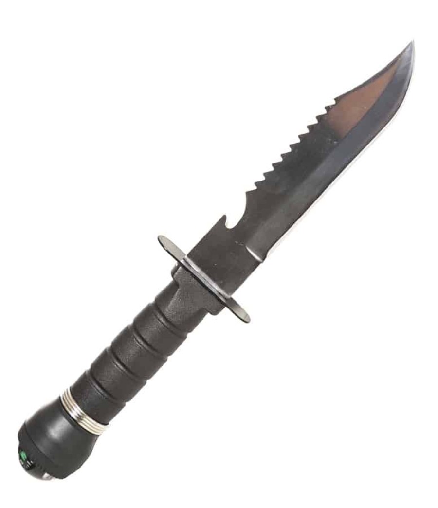 Varusteet Varusteet | Survival Knife Veitsi Kompassilla 26Cm Musta