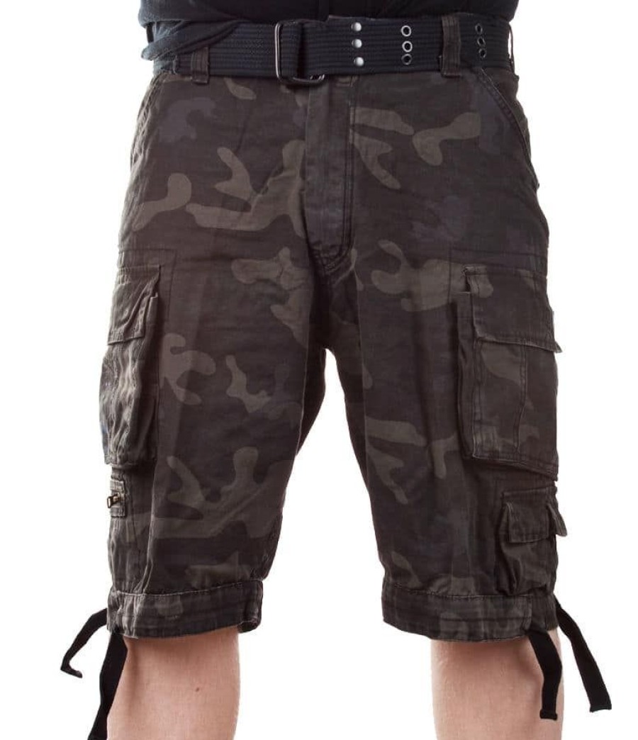 Housut Ja Reisitaskuhousut Shortsit | Savage Shortsit Blackcamo