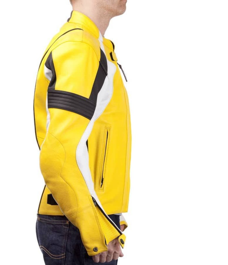 Takit Takit | Schott Pro Racing Nahkatakki Keltainen Yellow