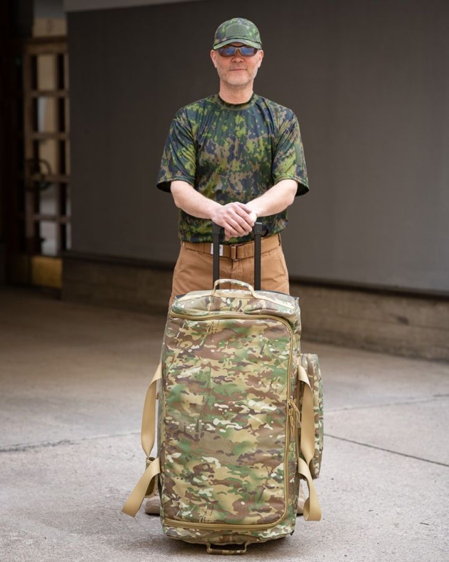 Varusteet Asukokonaisuudet | Contractor Trolley 130L Vetolaukku Mtp Camo