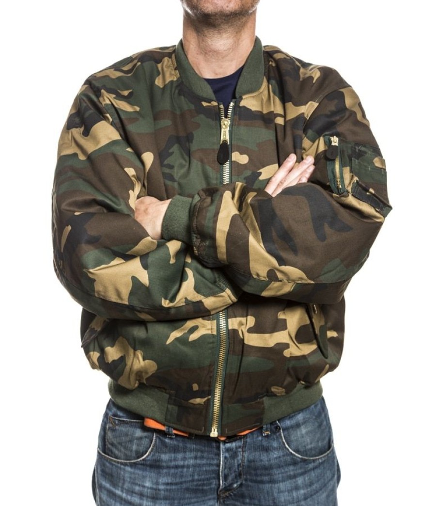 Takit Fostex | Fostex Ma-1 Bomber Jacket Pilottitakki Camo