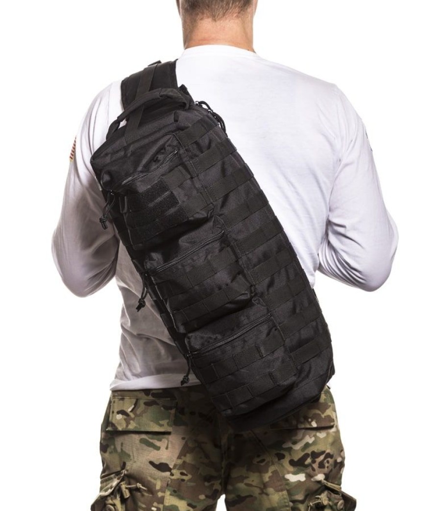 Varusteet 101 Inc. | Tactical Sling Bag Olkalaukku Reppu Musta