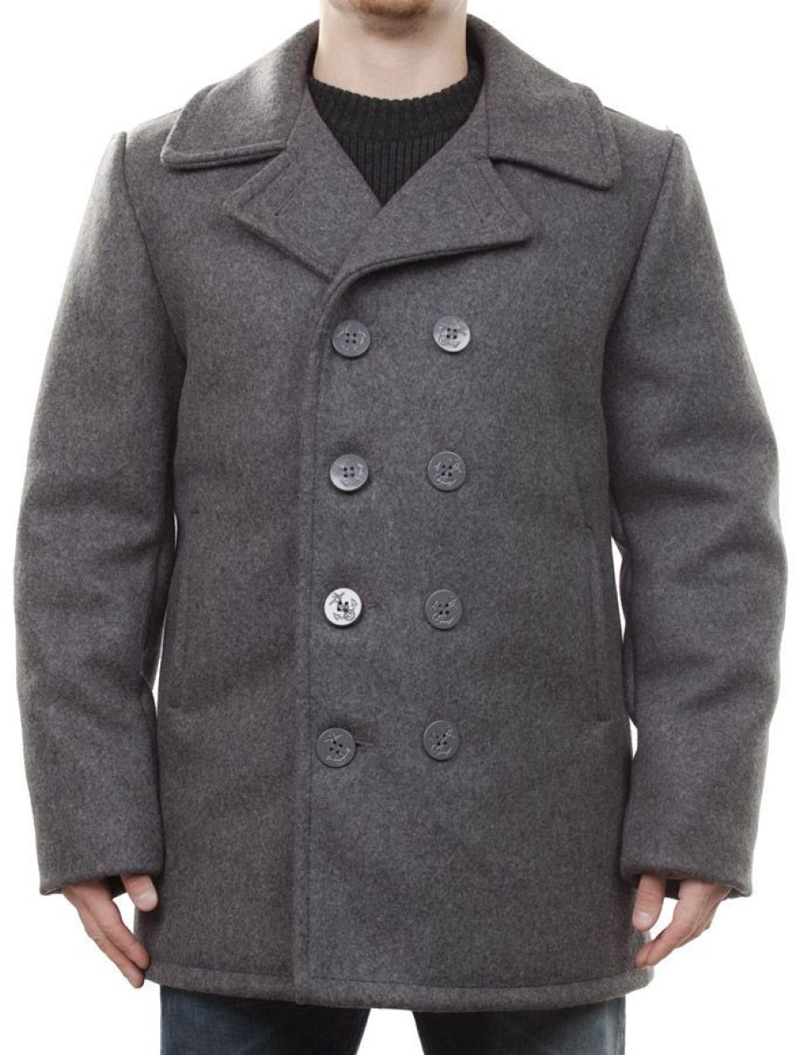 Takit Takit | Schott Peacoat 740N Harmaa Kansitakki