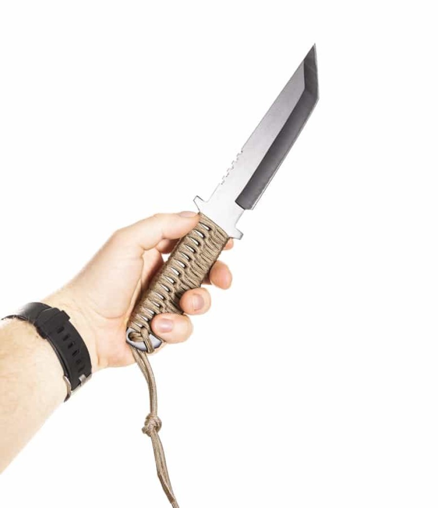 Varusteet Varusteet | Paracord Combat Tanto Veitsi 26Cm Coyote