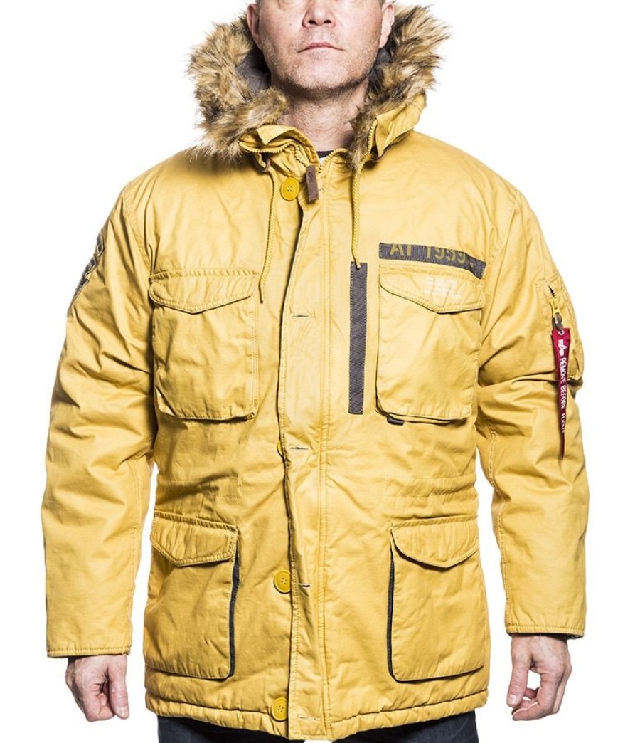 Takit Takit | Alpha Mountain Parka Talvitakki Keltainen