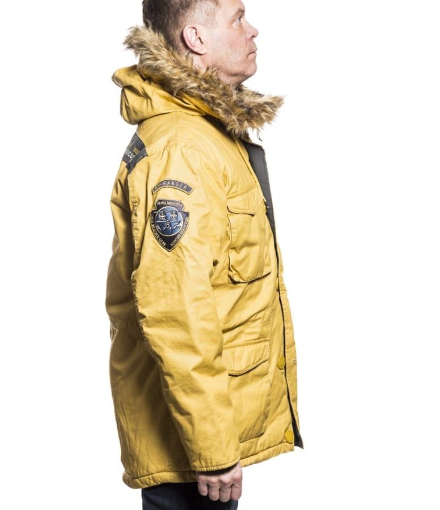 Takit Takit | Alpha Mountain Parka Talvitakki Keltainen