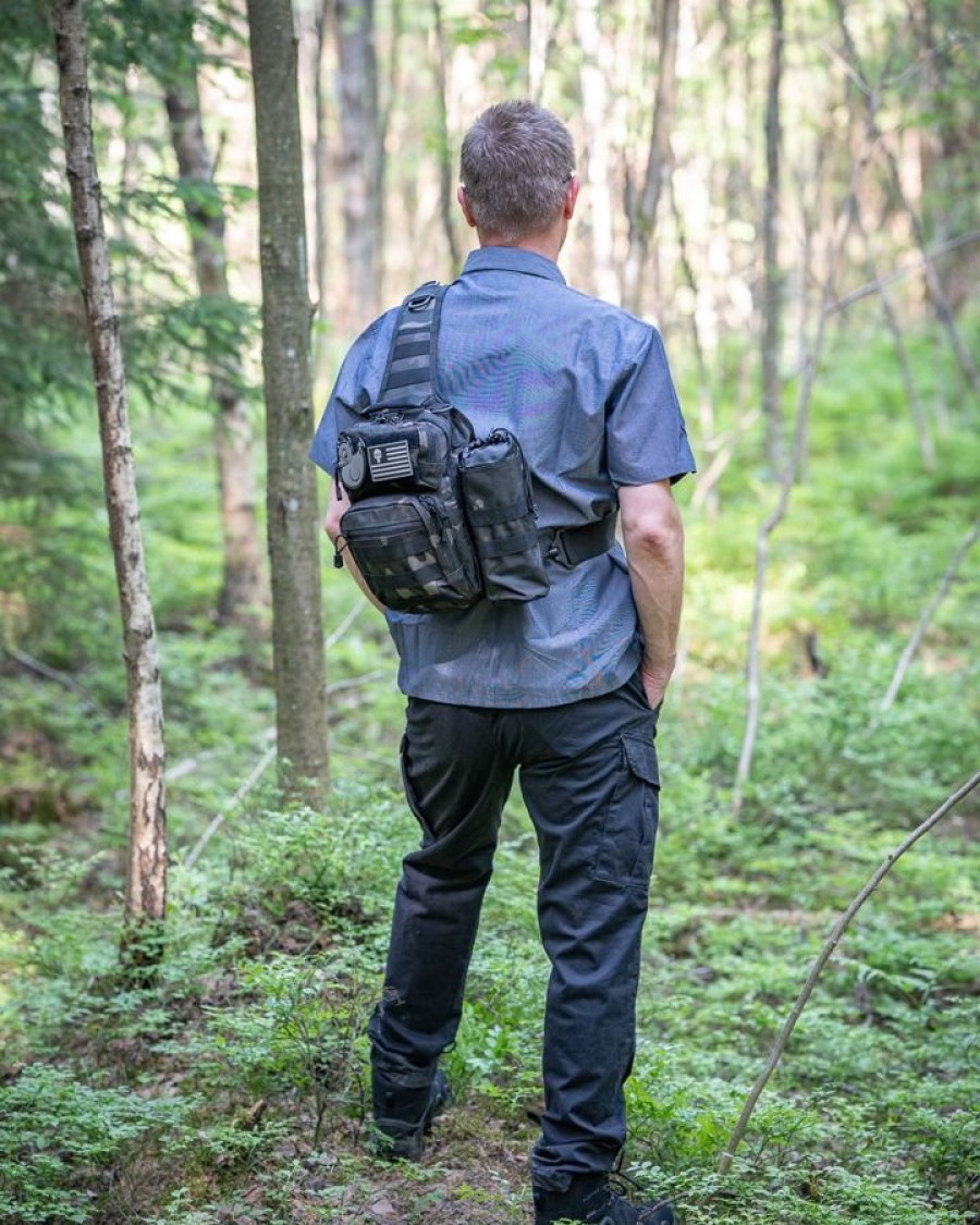 Varusteet Beretta Tactical vaatteet ja varusteet | Sling Utility Bag Olkalaukku Pikkureppu Blackcamo