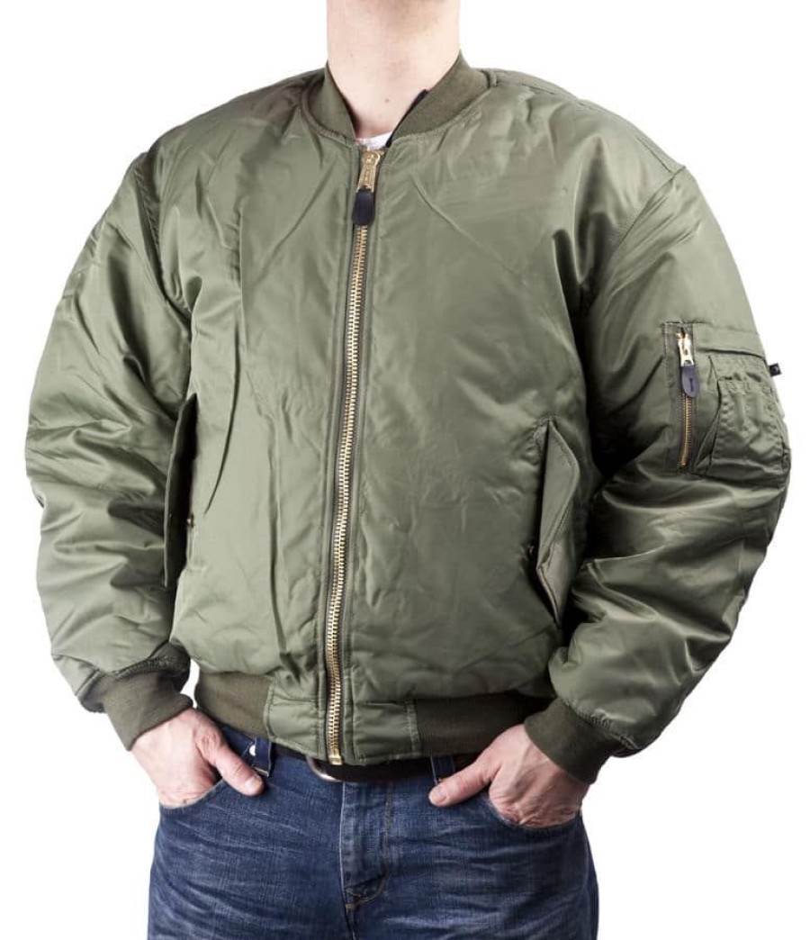 Takit Takit | Fostex Ma-1 Bomber Jacket Pilottitakki Vihrea