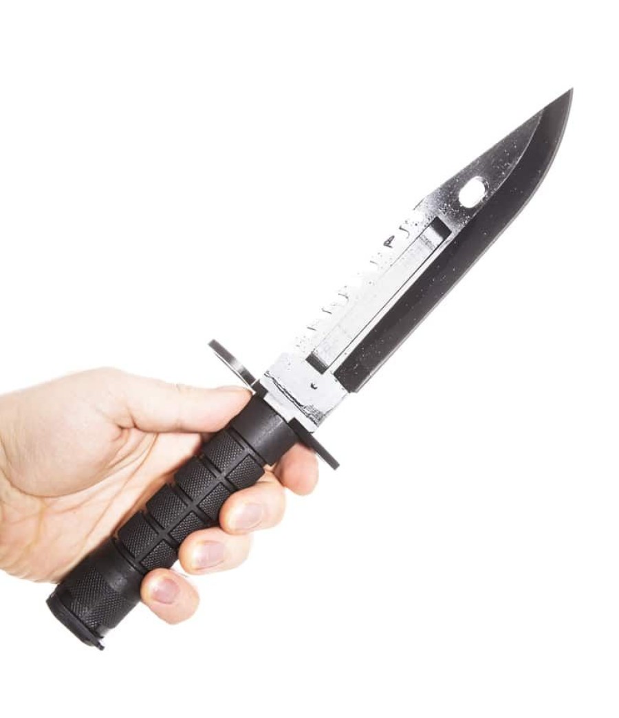 Varusteet Erikoisveitset | D80 Combat Survival Knife Selviytymisveitsi Musta