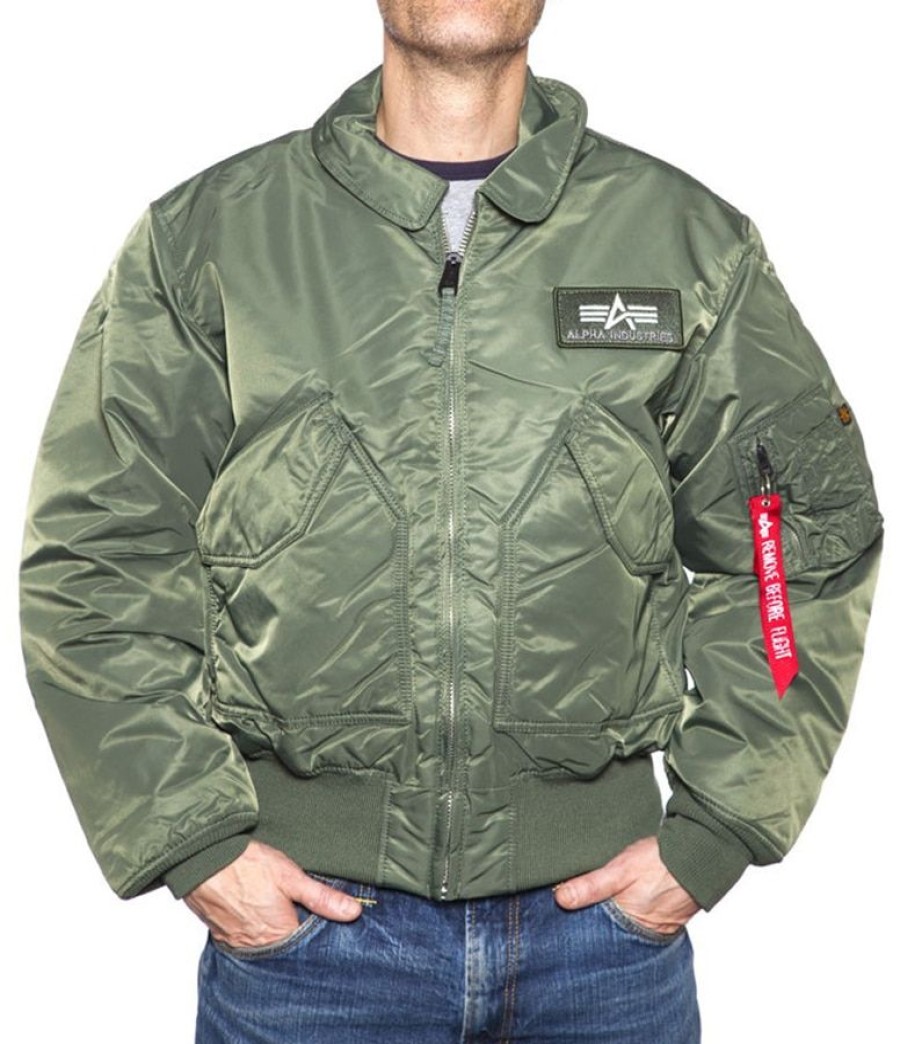 Takit Alpha Industries | Alpha Cwu-45 Pilottitakki Vihrea