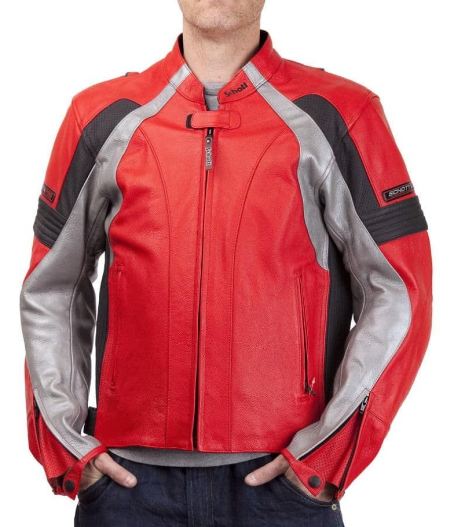 Takit Takit | Schott Pro Racing Nahkatakki 4415 Punainen Red