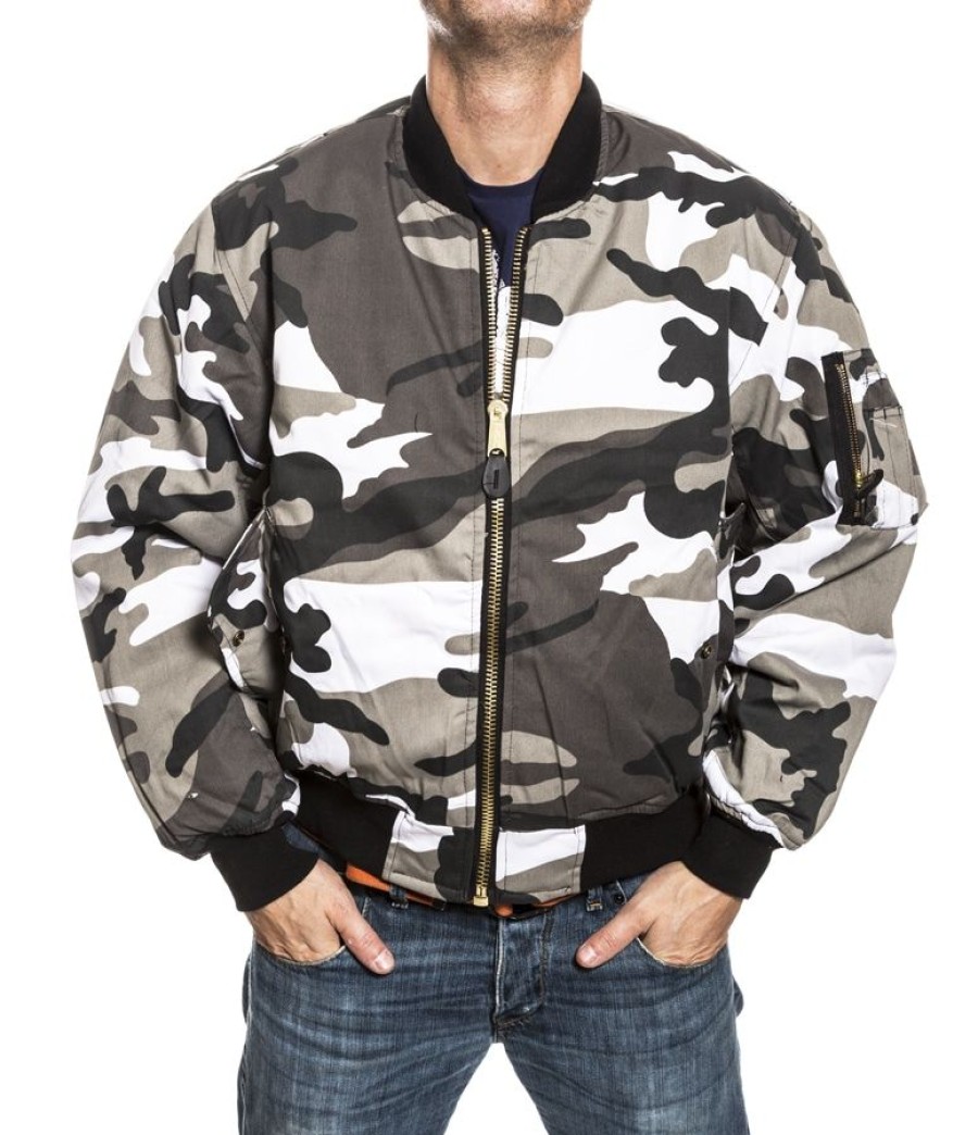 Takit Fostex | Fostex Ma-1 Bomber Jacket Pilottitakki Urbancamo