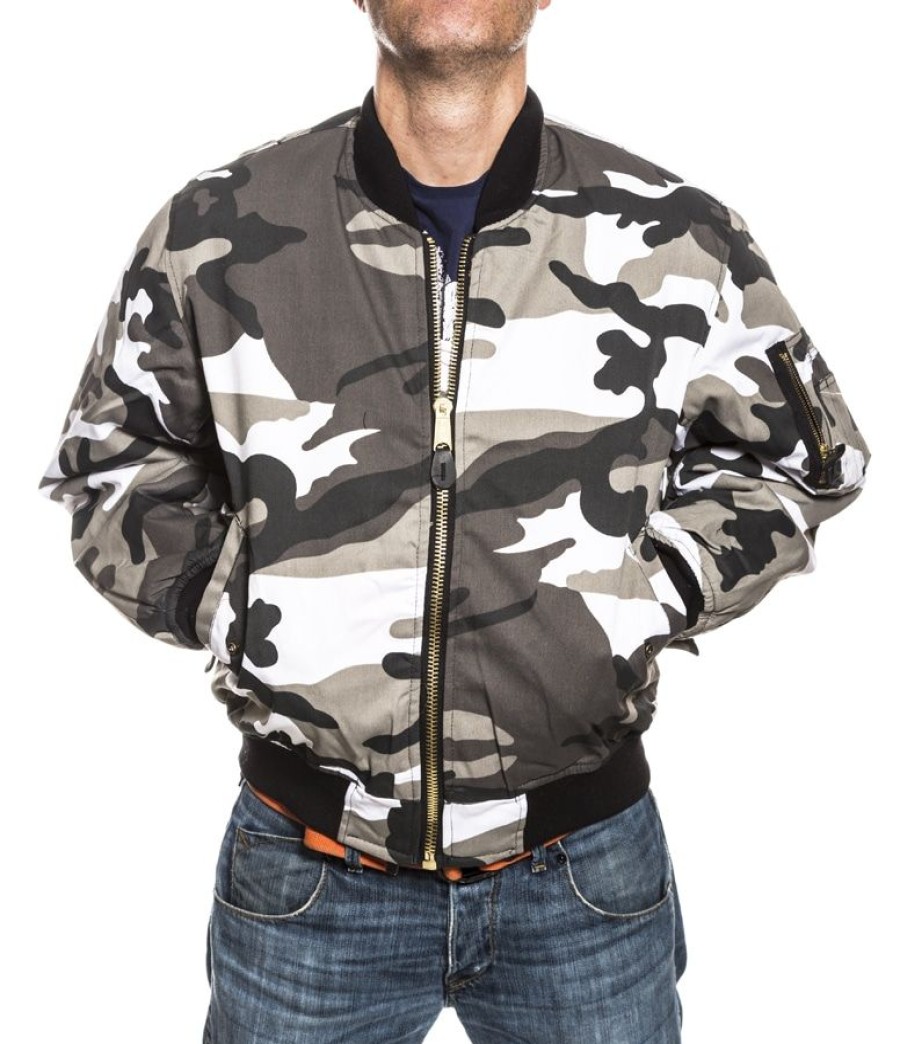 Takit Fostex | Fostex Ma-1 Bomber Jacket Pilottitakki Urbancamo