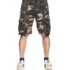 Housut Ja Reisitaskuhousut Shortsit | Airborne Reisitaskushortsit Woodland Camo