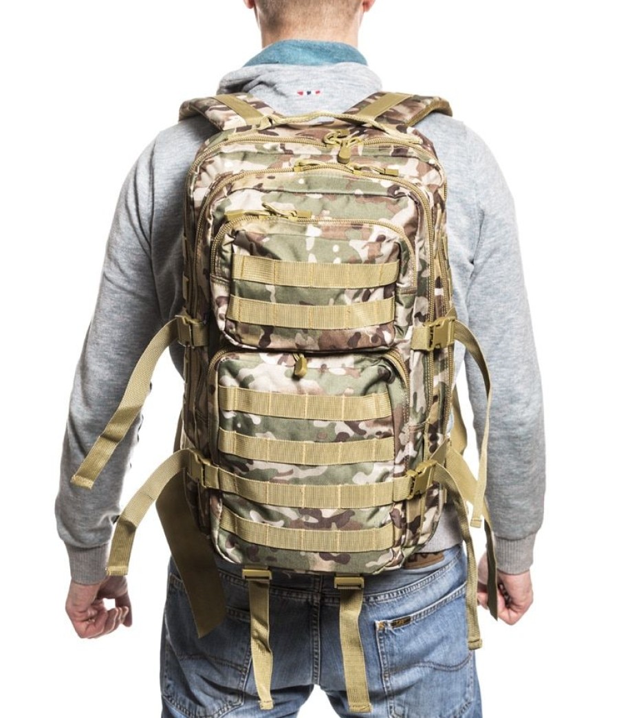 Varusteet Brandit | Us Cooper Reppu Large 38L Tactical Woodland Camo