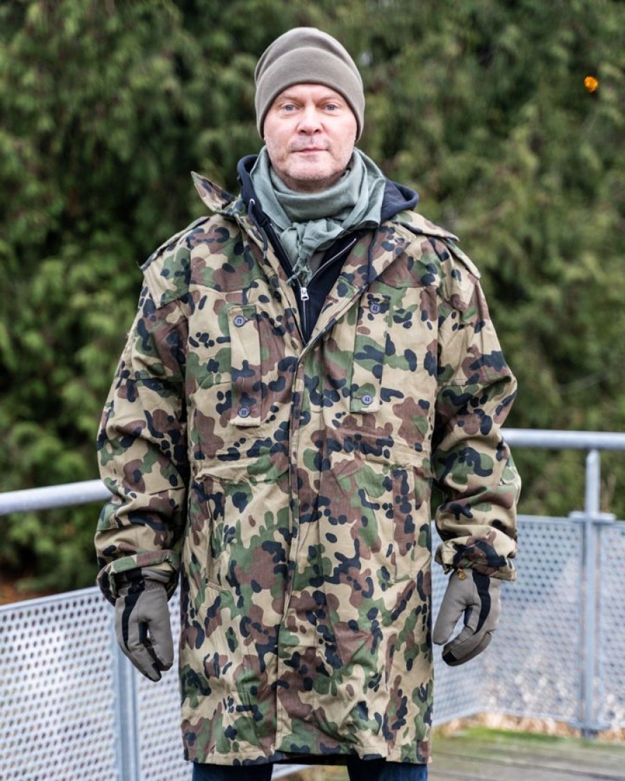 Takit Käytetyt armeija takit | Romanian Armeijan Kaytetty Parkatakki Leafcamo