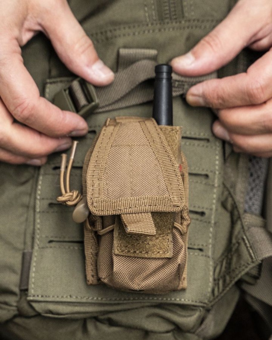 Varusteet 101 Inc. | Small Molle Radio Pouch Radiopuhelinkotelo Coyote