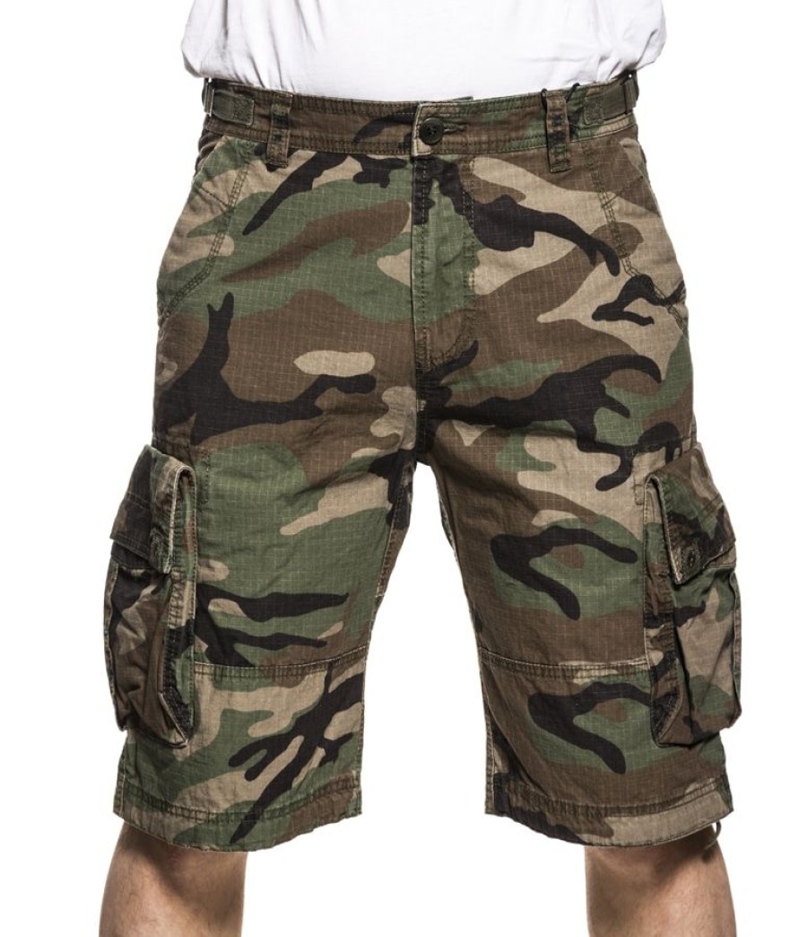 Housut Ja Reisitaskuhousut Shortsit | Terrance Shortsit Woodland Camo