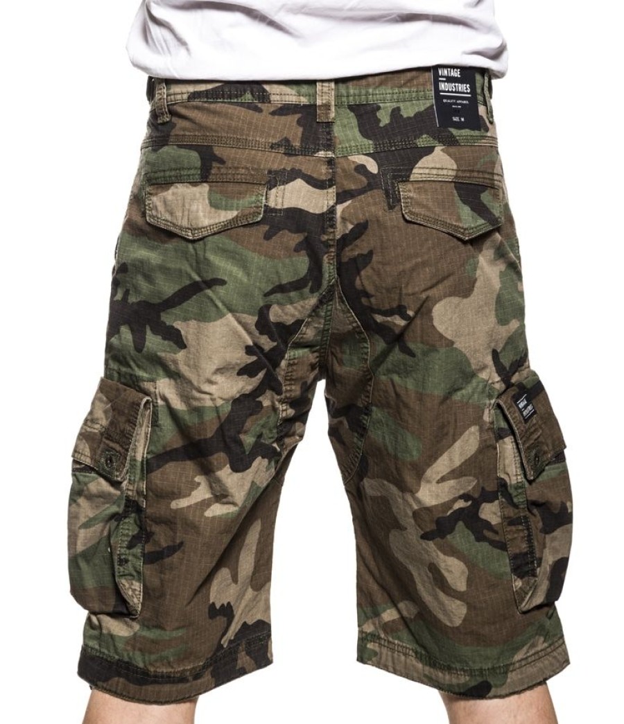 Housut Ja Reisitaskuhousut Shortsit | Terrance Shortsit Woodland Camo